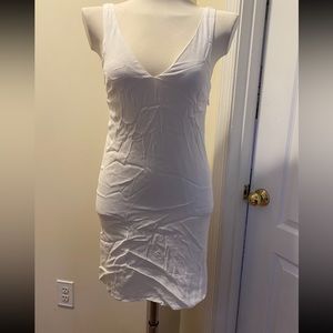 White slip dress.